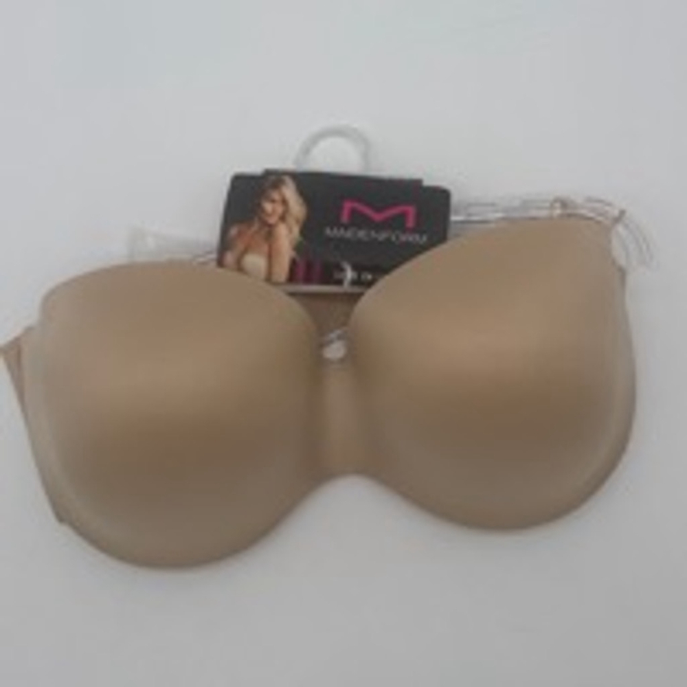 MAIDENFORM Strapless Beige Bra Size 40D
